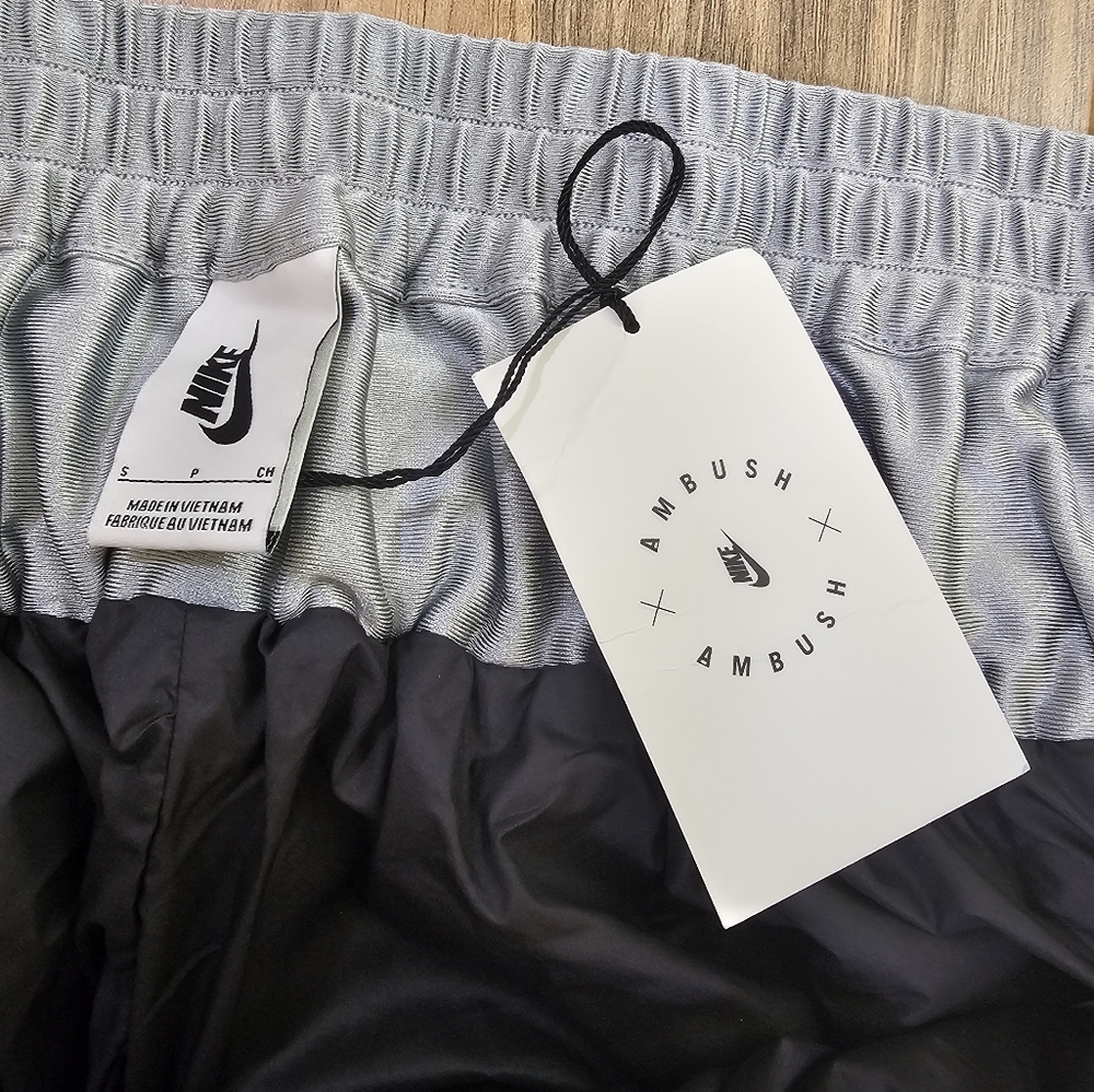 NIKE X AMBUSH BROOKLYN NETS WOMEN'S TEARAWAY PANT - BLACK - Picture 6 of 14